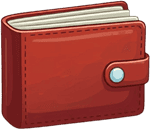 Access cryptocurrency wallets: Leather wallet
